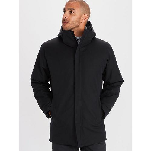 Marmot Parka Black NZ - WarmCube Jackets Mens NZ9458270